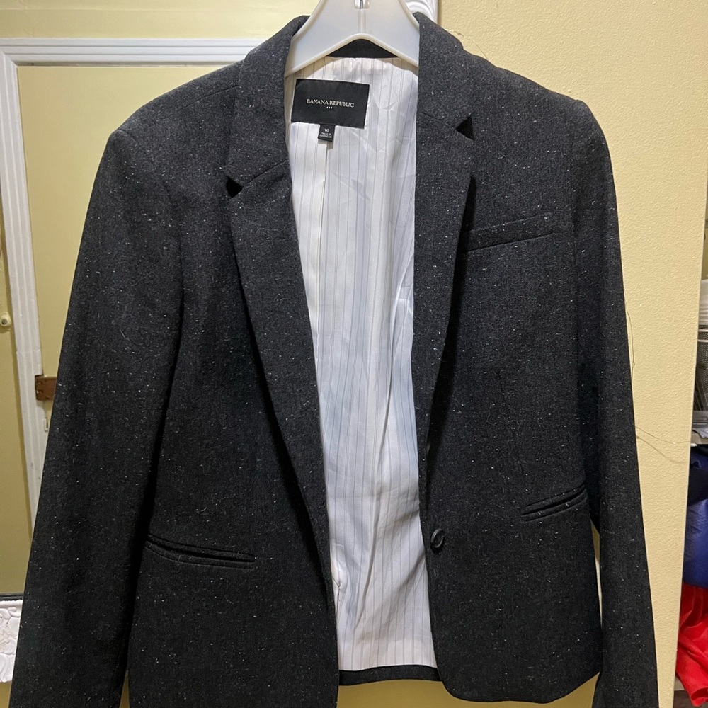 Banana Republic Women's Charcoal Blazer